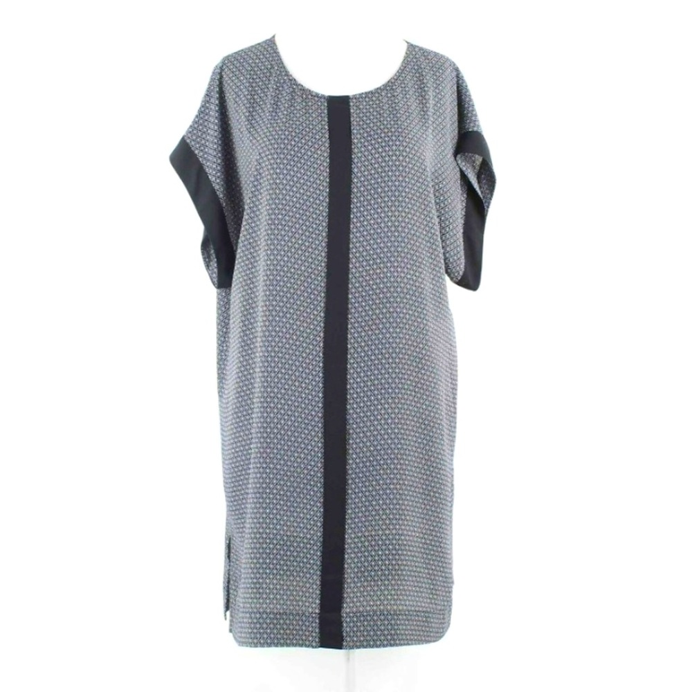 H&M Black and Navy Tunic Top Mini Dress